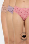 Zivame Low Rise Full Coverage Bikini Panty (Pack of 3) - Multicolor — thumbnail 1
